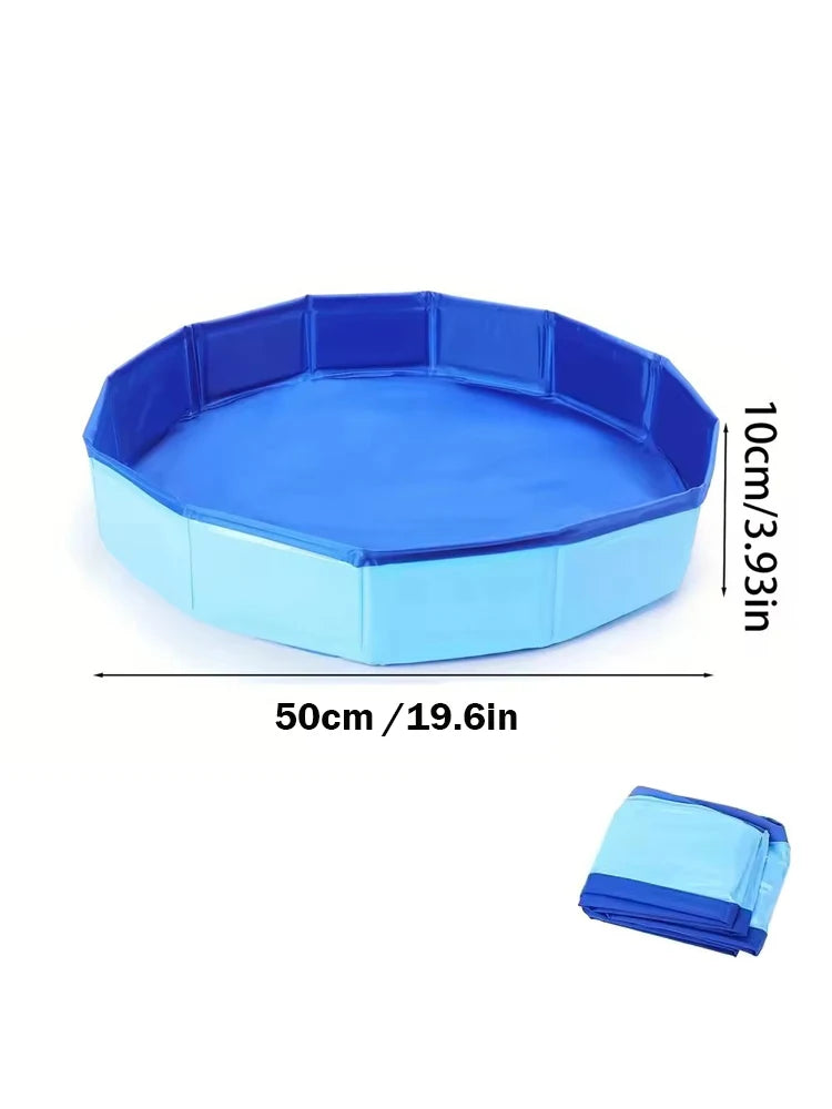 Foldable Foot Bath Basin – Portable Spa Basin for Travel, Camping, and Poolside Use