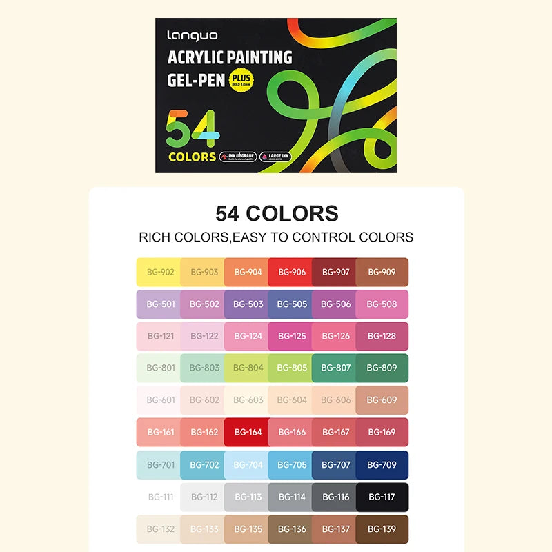 Set de Rotuladores Acrílicos - 36, 54, 72 o 90 Colores