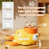 Yellow Duck Treat Dispenser Puzzle Toy for Cats and Dogs
