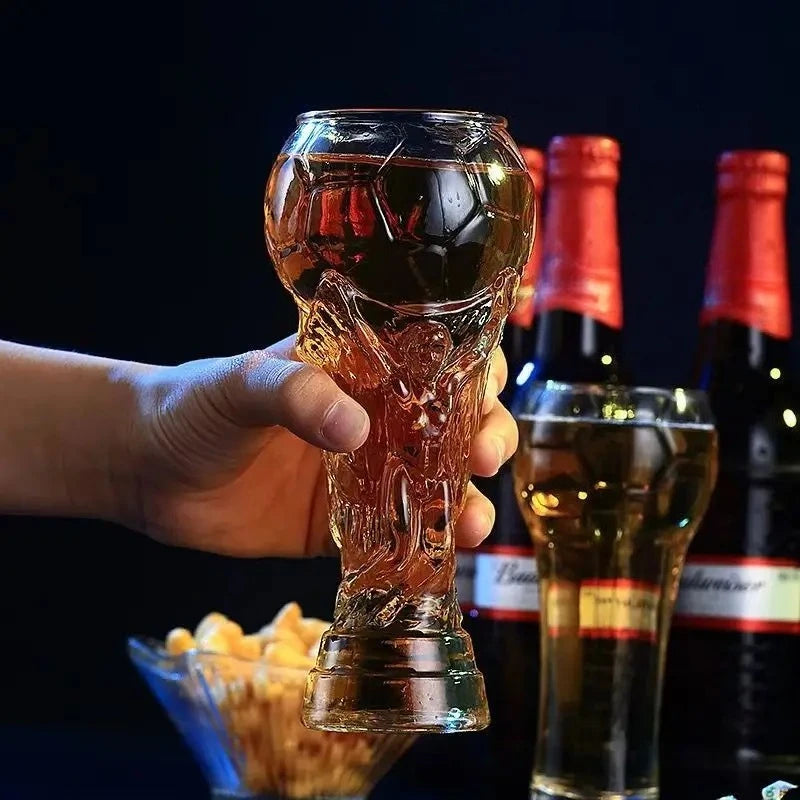 Jarra de Cerveza de Vidrio con Forma de Fútbol