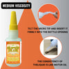 High-Strength Cyanoacrylate Super Glue for Multi-Surface Repairs