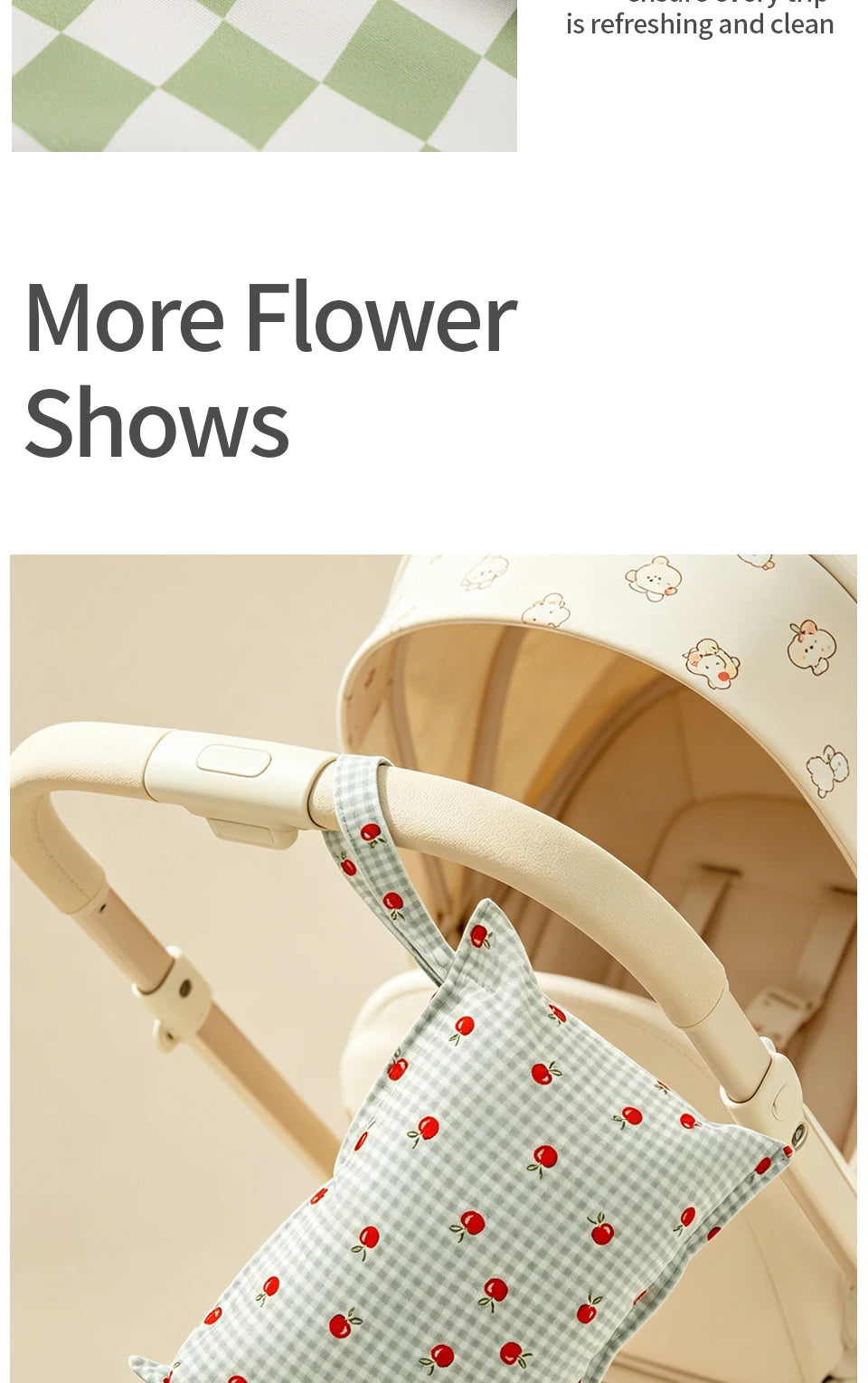 Waterproof Reusable Diaper Cover Wet Bag with Hanging Strap
