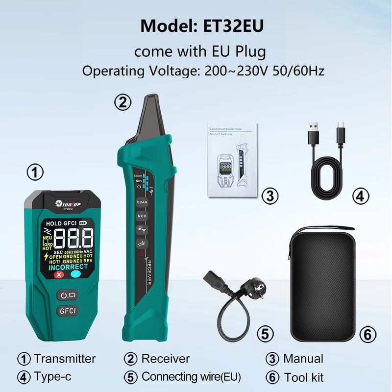 Smart Circuit Breaker Finder & Outlet Tester