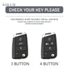 Carbon Fiber Car Key Case Cover for VW, SEAT & Skoda