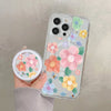Floral Magnetic Phone Case with Kickstand