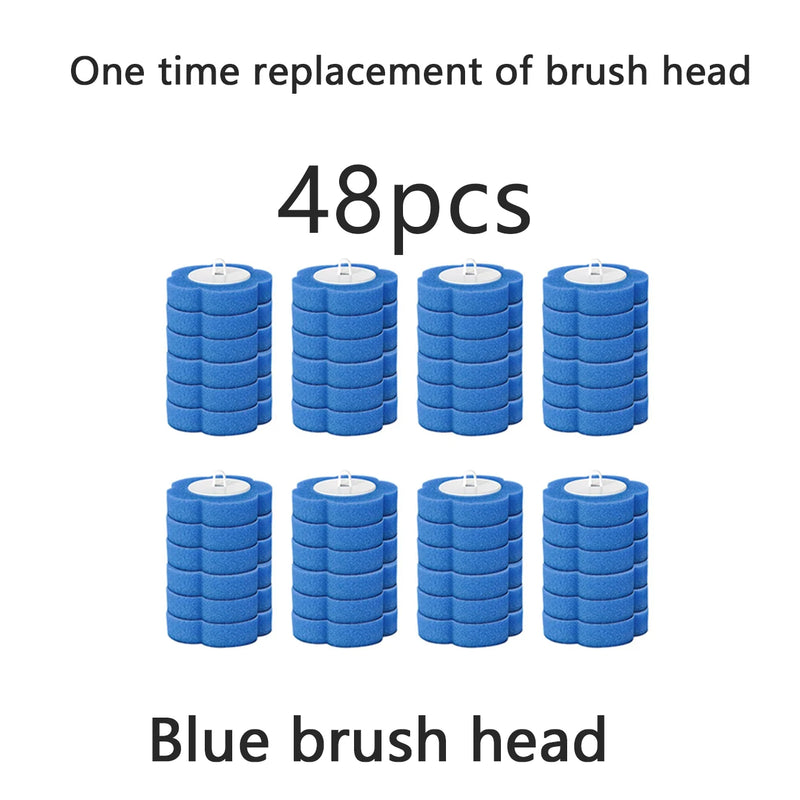 Dual-Use Toilet Brush Set with Holder