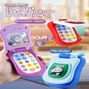 Kids' Cartoon Flip Phone Toy with Music and Learning Games