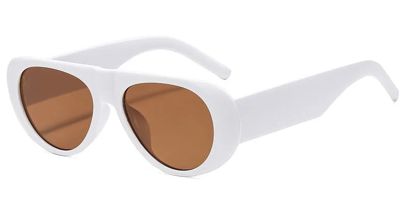 Retro Oversized Gradient Sunglasses for Women
