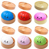 Colorful Simulated Dumpling Squishy Toy