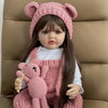 Lifelike Reborn Baby Girl Doll with Soft Silicone Body