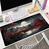 Large Non-Slip Mouse Pad with Night Moonlight Design