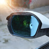 Carbon Fiber Textured Mirror Rain Covers with Red Accent – Anti-Fog & Waterproof Fit