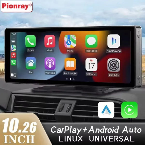 Portable Wireless CarPlay & Android Auto Screen
