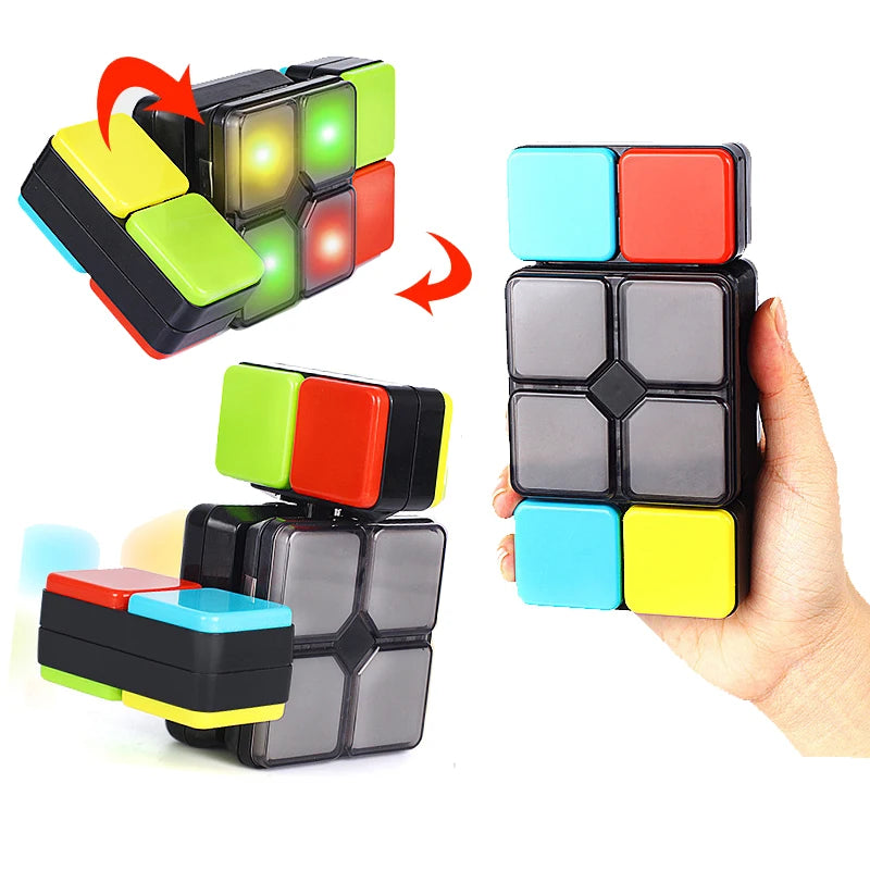 Electronic Handheld Puzzle Fidget Game with 4 Modes