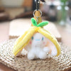 Kawaii Fruit Bunny Plush Toy - Cute Carrot & Strawberry Design