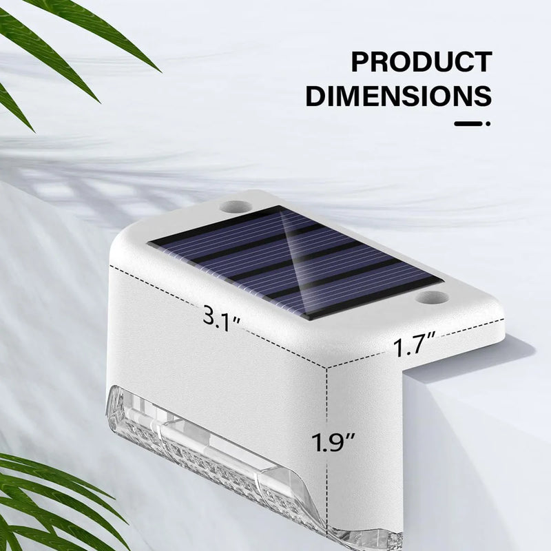 Lumières solaires pour terrasses et marches