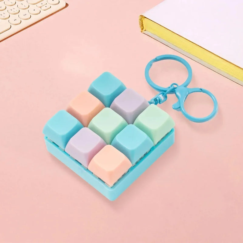 Mini Keyboard Fidget Keychain