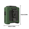 Portable Waist Fan with 10,000mAh Power Bank