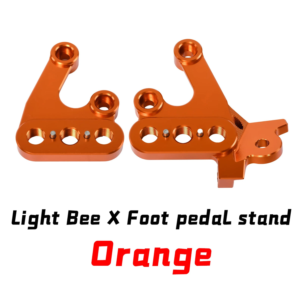 Durable Aluminum Footpegs with Pedal Bracket for Electric Dirt Bikes