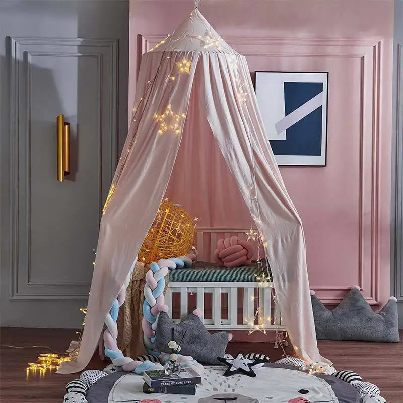 Princess Canopy Bed Net for Kids – Mosquito Protection & Dreamy Room Decor