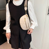 Leather Waist Bag with Adjustable Strap – Women's Crossbody Fanny Pack