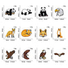 Embroidered Animal Iron-On Patches for DIY Crafting & Clothing Repair