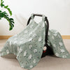Breathable Baby Car Seat Cover & Sunshade Canopy
