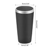 Leak-Proof Car Trash Can for Cup Holder