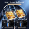 A smart sensor device for a car aroma diffuser showing chip sensor activation and deactivation features.
