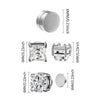 Crystal Magnetic Stud Earrings