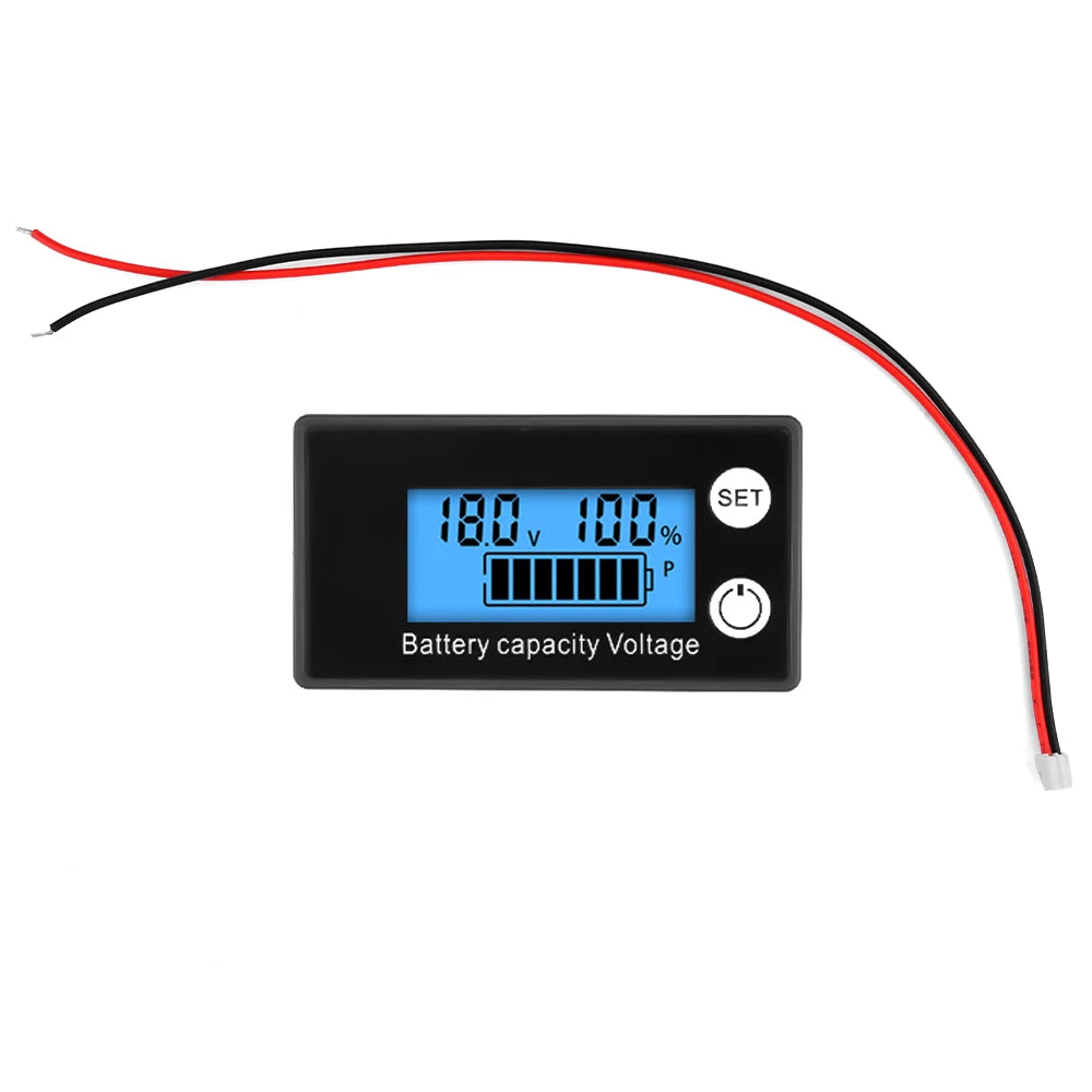 DC 8-100V Battery Capacity Indicator with LCD Display