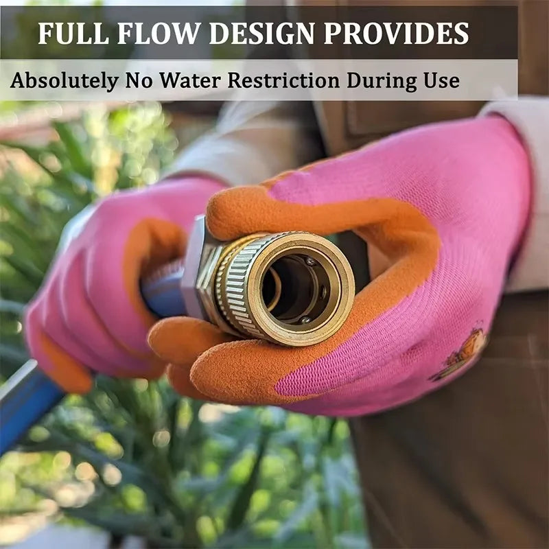Heavy-Duty Brass Hose Quick Connect Fittings