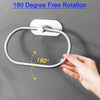 Self-Adhesive Stainless Steel Towel Rack