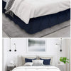 Elastic Wrap-Around Bed Skirt with 14-Inch Drop