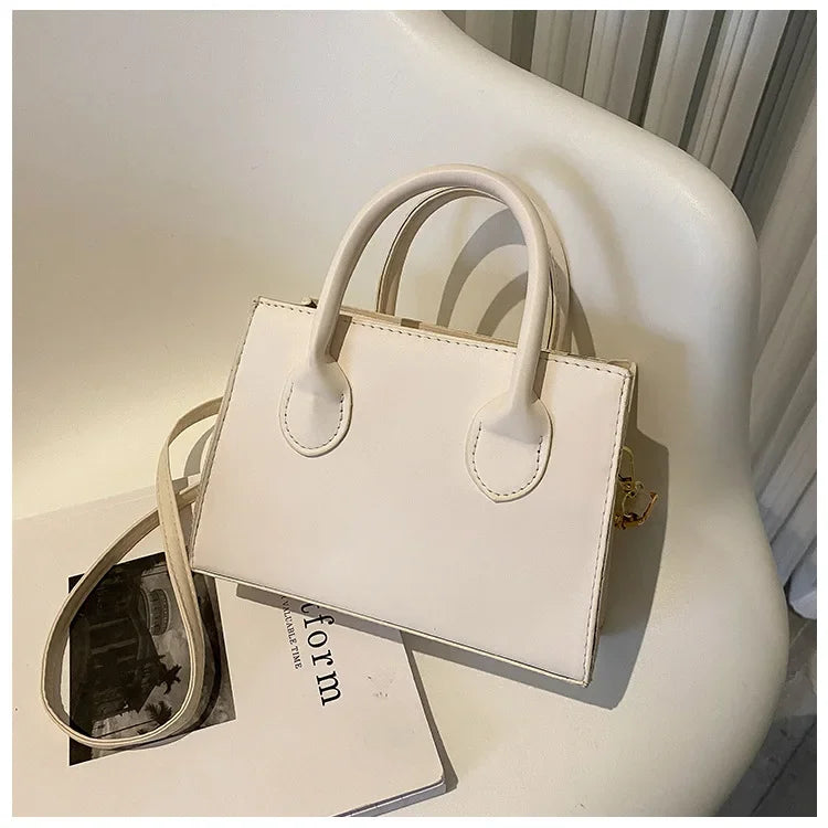 Minimalist Square PU Leather Crossbody Bag