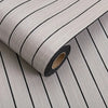 Roll of extra thick 3D wood grain self-adhesive wallpaper in gray and black stripes