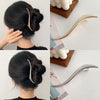 Gold S-Shaped Metal Hair Claw