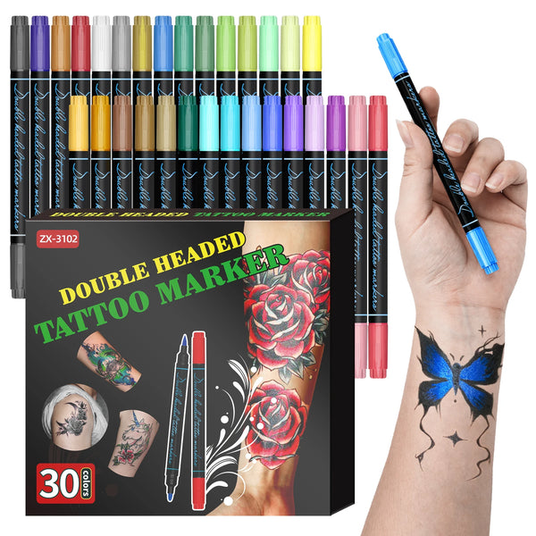 Professionelles Kit für temporäre Tätowier-Marker