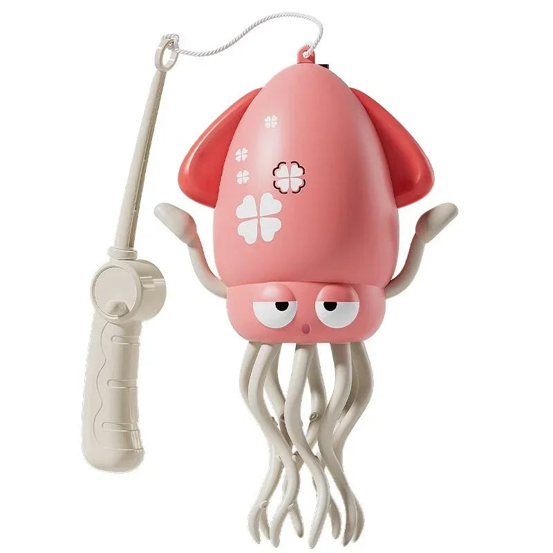 Interactive Dancing Octopus Toy with LED Lights and Obstacle Avoidance