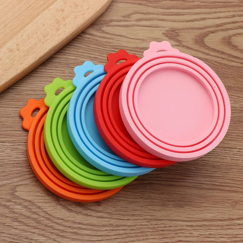 Reusable Silicone Can Lids - Set of 3