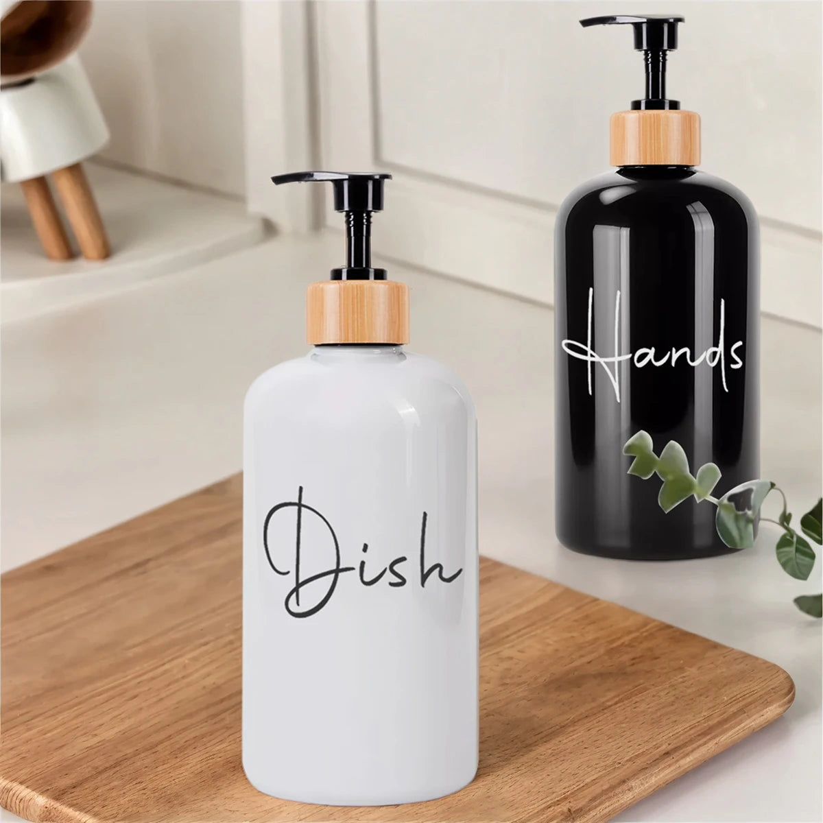 Farmhouse Style Refillable Soap Dispenser Bottle