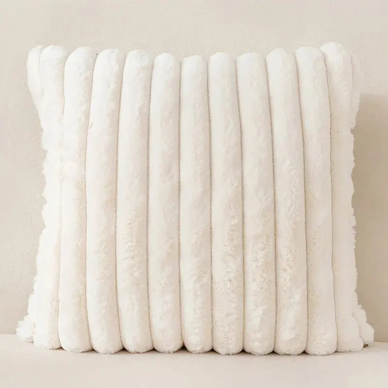 Striped Corduroy Throw Pillow Cover