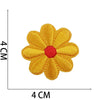 Embroidered Flower Iron-On Patches Set for Clothing & Accessories