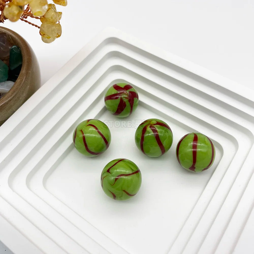 Handcrafted Glass Marbles Set for Games, Décor & Collecting