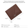 Slim RFID-Blocking Leather Bifold Wallet with Cash Clip