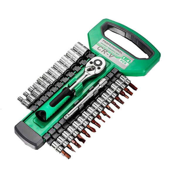 1/4-Inch Ratchet Socket Wrench Set