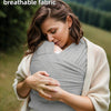 Knitted Fabric Baby Carrier for Front Carrying, Sleeping & On-the-Go Comfort