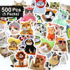 Funny Cat Sticker Pack for Laptops, Water Bottles & More