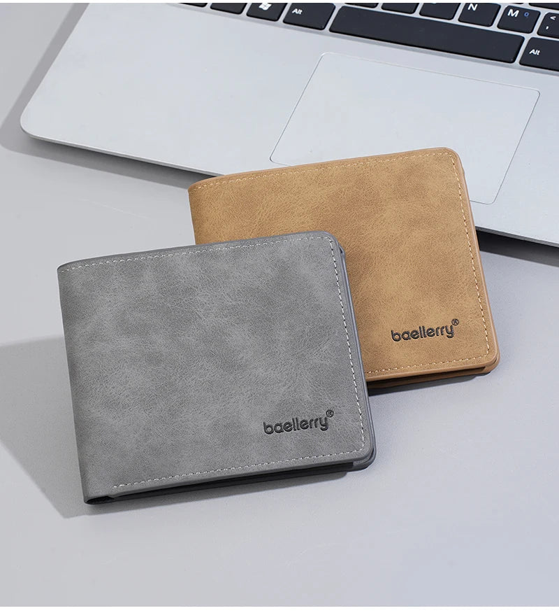 Minimalist Card Holder Wallet for Men with Multiple Slots