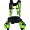 Heavy-Duty Carpenter Tool Belt with Suspenders and Pouch Set